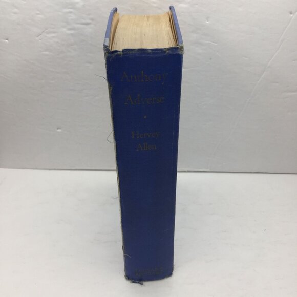 Vintage 1933 Anthony Adverse Hervey Allen Hardcover Historical Fiction Ex Libris - Picture 2 of 14